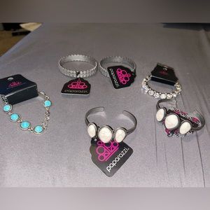 Paparazzi bracelets lot of 6
